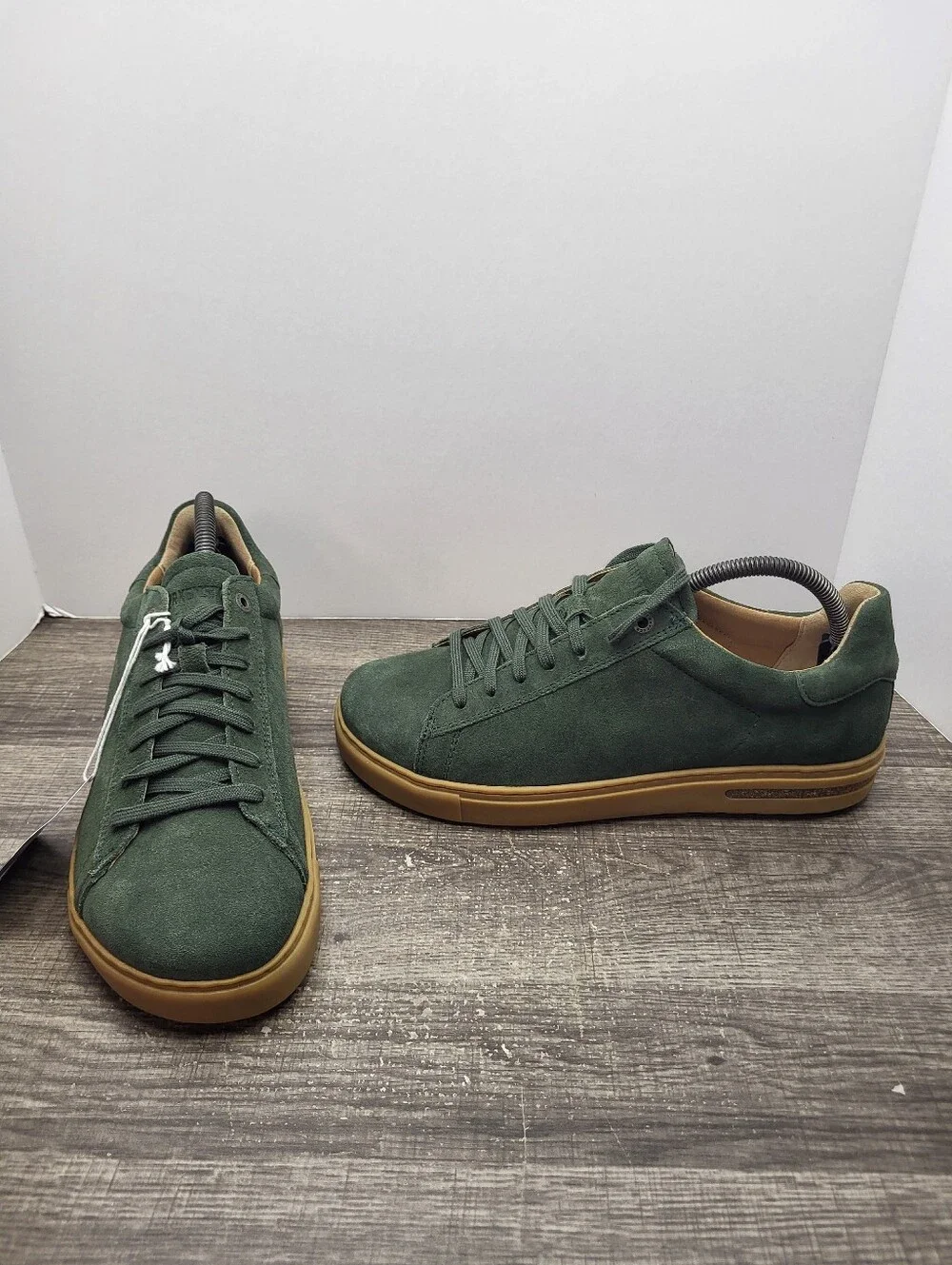 Birkenstock Bend Low Sneakers Women's EU 41 /US 10 Green Suede Shoes New
